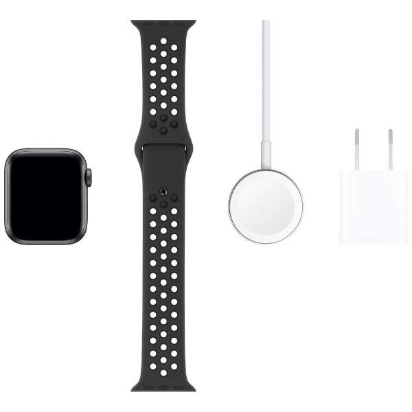 Apple Watch Nike Series 5(ＧＰＳ+Cellular型号)-40mm空间灰色铝包和Nike supotsubandoansurasaito/黑色-S/M&M/L MX3D2J/A空间灰色铝包[，为处分品，出自外装不良的退货、交换不可能]_6
