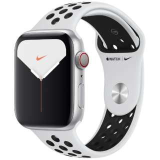 Apple Watch Nike Series 5iGPS + Cellularfj- 44mm Vo[A~jEP[XNikeX|[coh sAv`i/ubN - S/M & M/L MX3E2J/A Vo[A~jEP[X yïׁAOsǂɂԕiEsz_1