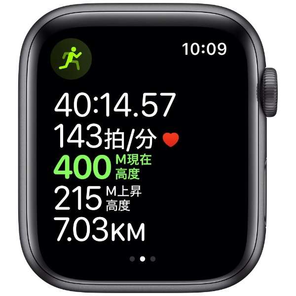 Apple Watch Nike Series 5(ＧＰＳ+Cellular型号)-44mm空间灰色铝包和Nike supotsubandoansurasaito/黑色-S/M&M/L MX3F2J/A空间灰色铝包_4