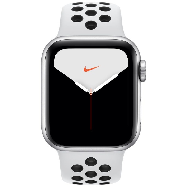 Apple Watch Nike Series 5（GPSモデル）- 40mm シルバーアルミニウム ...