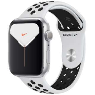 Apple Watch Nike Series 5iGPSfj- 44mm Vo[A~jEP[XNikeX|[coh sAv`i/ubN - S/M & M/L MX3V2J/A Vo[A~jEP[X