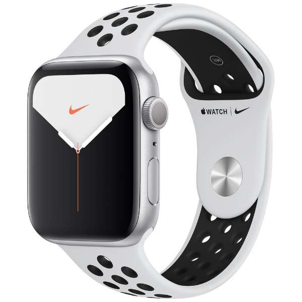 Apple Watch Nike Series 5iGPSfj- 44mm Vo[A~jEP[XNikeX|[coh sAv`i/ubN - S/M & M/L MX3V2J/A Vo[A~jEP[X_1