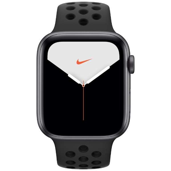 Apple Watch Nike Series 5(ＧＰＳ型号)-44mm空间灰色铝包和Nike supotsubandoansurasaito/黑色-S/M&M/L MX3W2J/A空间灰色铝包_2