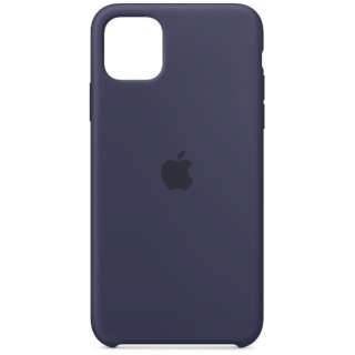 【純正】iPhone 11 Pro Max シリコーンケース ミッドナイトブルー MWYW2FE/A ミッドナイトブルー アップル｜Apple