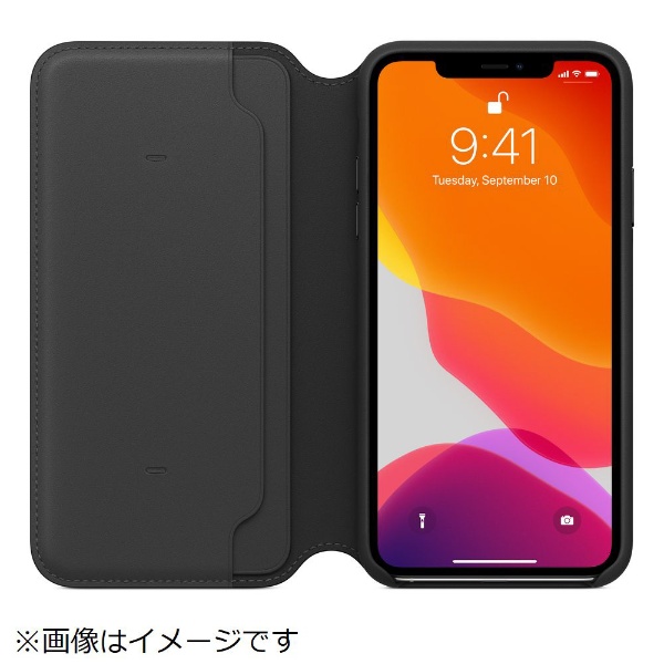 【純正】iPhone 11 Pro Max レザーフォリオ ブラック MX082FE/A