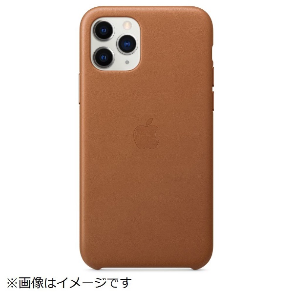 【純正】iPhone 11 Pro レザーケース サドルブラウン