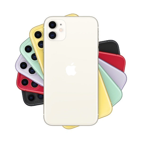 iPhone 11 ホワイト 128 GB Softbank - 携帯電話