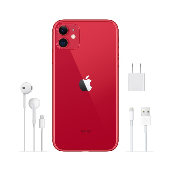 iPhone 11 (PRODUCT)レッド 64GB MWLV2J/A-