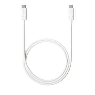 [NTT DOCOMO纯正]1.0m[USB-C⇔USB-C]电缆充电、转送白