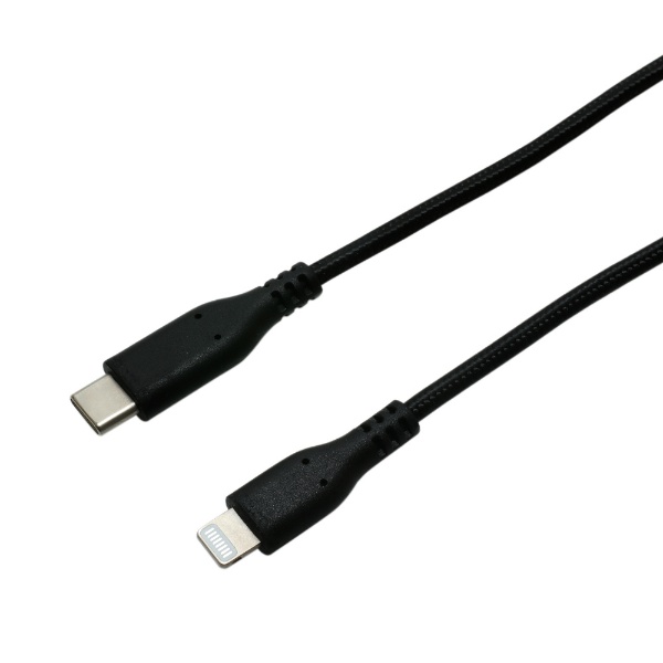 USB-C  Lightning֥ [ /ž /2.0m /USB Power Delivery /MFiǧ] SCL-T20N/BK [2.0m]