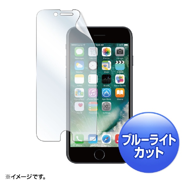 iPhone8 ֥롼饤ȥåȱվݸɻߥե PDA-FIP63BC