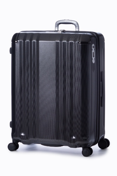 スーツケース ハードキャリー 34L(40L) デカかるEdge ウェーブブラック 