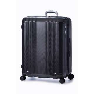 スーツケース ハードキャリー 102L(120L) デカかるEdge ウェーブブラック ALI-008-102 [TSAロック搭載]