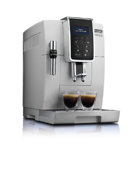 ディナミカ コンパクト全自動コーヒーマシン ECAM35035 ホワイト [ミル 