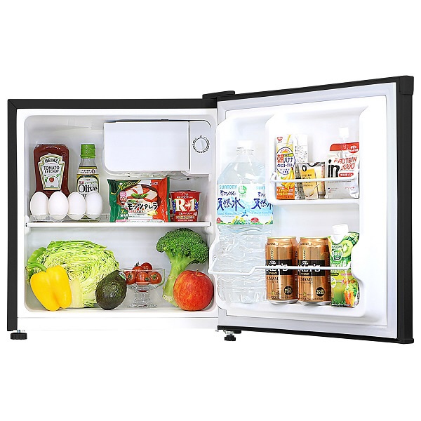 アイリスプラザ 冷蔵庫 46L 小型 家庭用 幅47cm 両開き対応 製氷室付き
