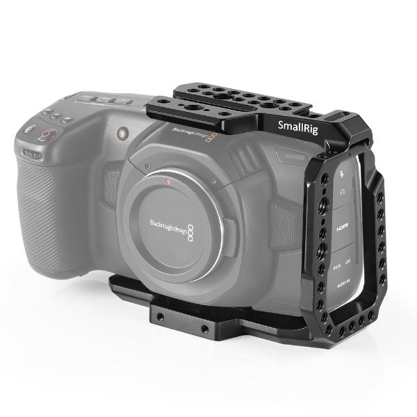SmallRig Blackmagic Design Pocket シネマカメラ 4K専用ハーフケージ 