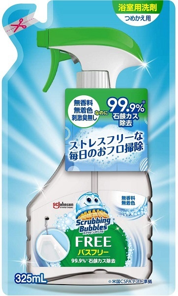 スクラビングバブル バスフリー つめかえ用(325ml) ジョンソン｜Johnson 通販 | ビックカメラ.com