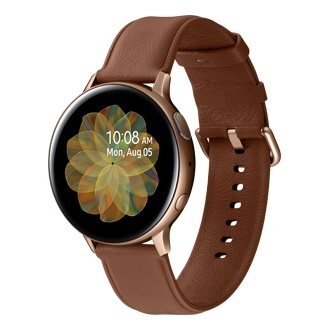 サムスン ウェアラブル端末 Galaxy Watch Active2 44mm ゴールド（ステンレス） SM-R820NSDAXJP  【処分品の為、外装不良による返品・交換不可】