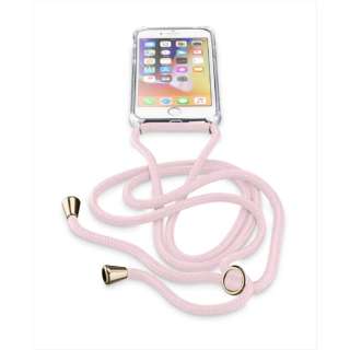 iPhone8/7用 NECK-CASE　ネックストラップ付ケース NECKCASEIPH747P ピンク