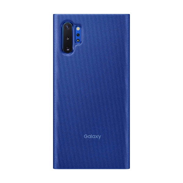 【サムスン純正】Galaxy Note10+用 CLEAR VIEW COVER ブルー EF-ZN975CLEGJP  【処分品の為、外装不良による返品・交換不可】