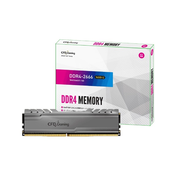 増設メモリ デスクトップ用 CFD Gaming W4U2666CX1-16G [DIMM DDR4