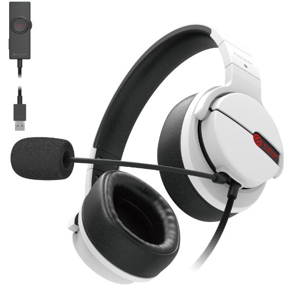 予約 ゲーミングヘッドセット ARMA 格安店 FPS ホワイト HS-ARMA200VWH ヘッドバンドタイプ 両耳 φ3.5mmミニプラグ USB