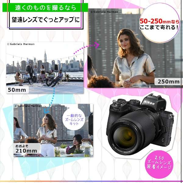 Nikon Z 50 ミラーレス一眼カメラ 16-50 VR レンズキット Z501650LK ブラック [ズームレンズ]_12