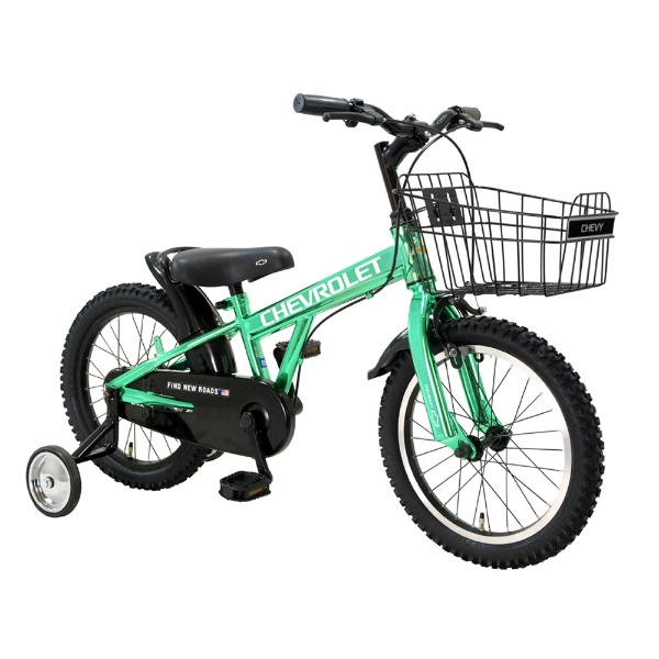 16型 子供用自転車 CHEVROLET KID｀S 16GLOW(Glow Emerald Green/シングルシフト)64304-11  【キャンセル・返品不可】