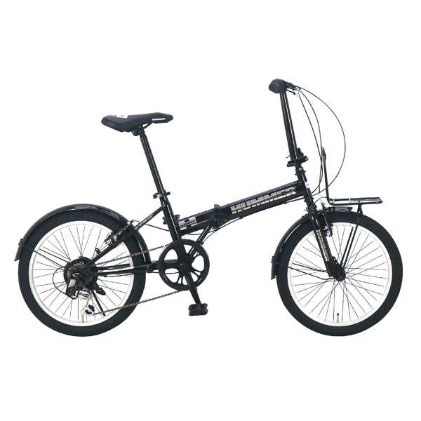 20型 折りたたみ自転車 HUMMER FDB206TANK-N(Black/6段変速) 63225-01 