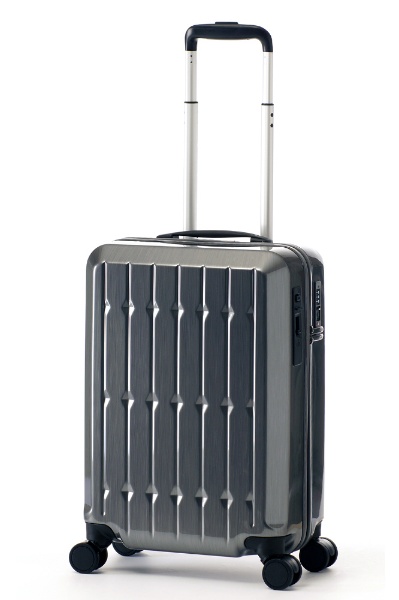 スーツケース ハードキャリー 36L RUNWAY ガンメタブラッシュ BC2001S18 [TSAロック搭載]
