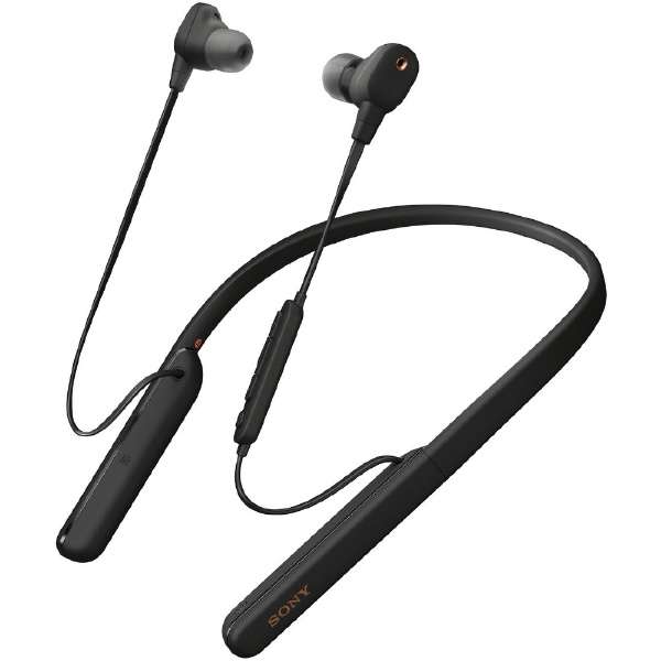 蓝牙入耳式耳机黑色WI-1000XM2BM[支持无线(颈带)/噪音撤销的/Bluetooth对应]_1
