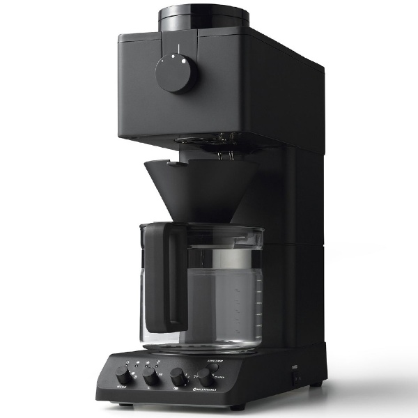 コーヒーメーカー ブラック CM-D465B [全自動 /ミル付き] ツインバード 
