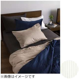 [被褥床罩]线&地线N单人尺寸(棉100%/150×210cm/白)法国床具