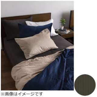 [被褥床罩]线&地线N单人尺寸(棉100%/150×210cm/炭灰色)法国床具