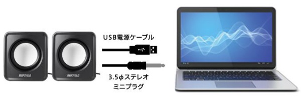 ibuffalo pc 用 スピーカー usb 電源 ホワイト オファー bssp29uwh