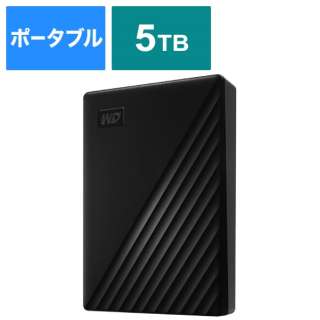 WDBPKJ0050BBK-JESN 外付けHDD ブラック [5TB /ポータブル型]