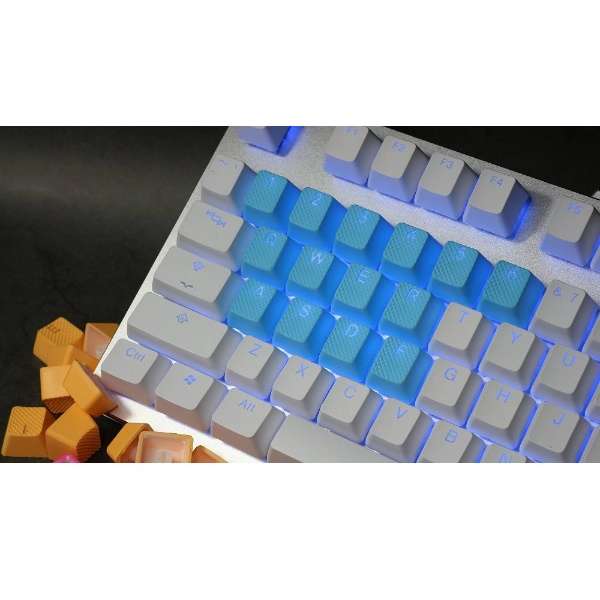 kL[LbvlUSzp Rubber Gaming Backlit 18L[ lIu[ th-rubber-keycaps-neon-blue-18_1