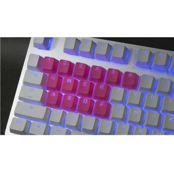 kL[LbvlUSzp Rubber Gaming Backlit 18L[ lIsN th-rubber-keycaps-neon-pink-18_1