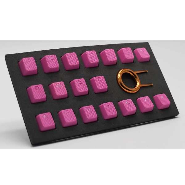 kL[LbvlUSzp Rubber Gaming Backlit 18L[ lIsN th-rubber-keycaps-neon-pink-18_3