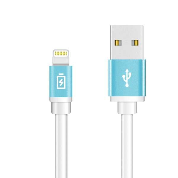 USB-A  Lightning [dE]P[u iCharger tbg [0.8m /MFiF iPhoneEiPadEiPod] PG-LC08M26BL u[ [0.8m] yïׁAOsǂɂԕiEsz_3