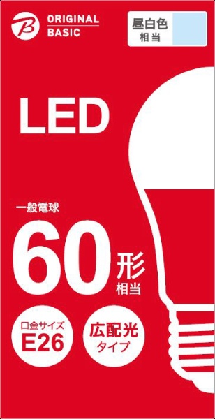 LEDd E26 Lz 60` F LDA7N-G6BCB [E26 /ʓd` /60W /F /1 /Lz^Cv] y󂠂iz