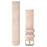 Quick Release oh 20mm 010-12924-52 Blush Pink Woven Nylon/Light Gold