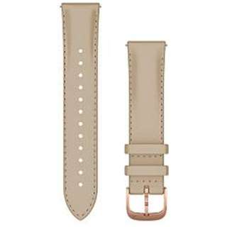 Quick Release oh 20mm Light Sand Italian Leather / 18K Rose Gold PVD 010-12924-61