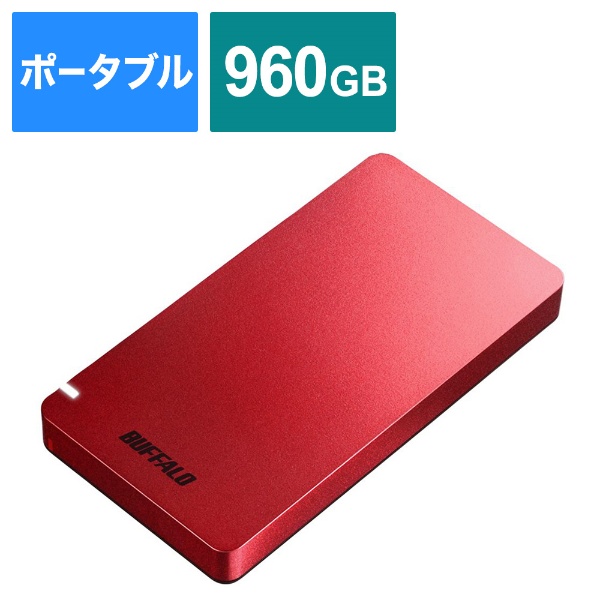 バッファロー SSD-PGT960U3-BA 外付けSSD 960GB ブラック - 内蔵型SSD