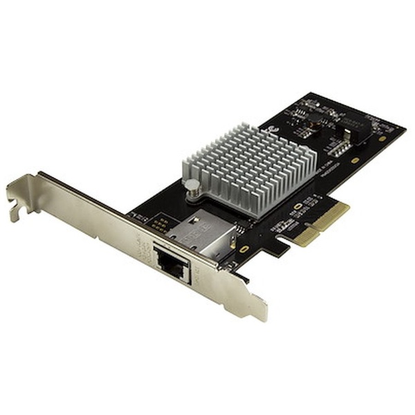 豪華な 1ポート10GBase-T増設PCI Expressカード Intel 大注目 X550-AT搭載 ブラック NBASE-T対応 ST10000SPEXI