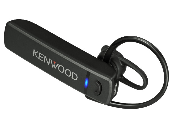 KH-M300-B KENWOOD ケンウッド ワイヤレスヘッドセット Bluetooth HD Voice対応 片耳用 待ち受け：約13日間 通話：約23時間 音楽再生：約20時間 2台同時接続