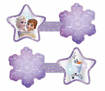 バーゲンセール ディズニー 激安特価品 アナと雪の女王2 リフレクヘアポニー パープル 星型