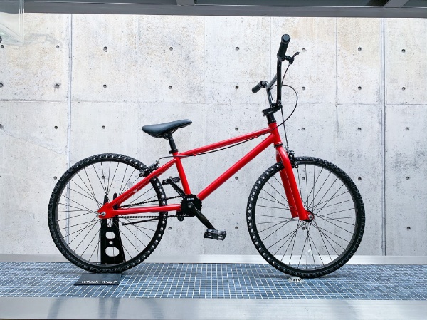 【店舗のみの販売】 パンクしない自転車 FUN EASY BMX24(マットレッド) FRE007
