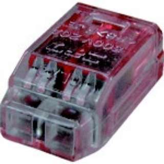 nichifukuikkurokku插入形电线接头极数量2红透明50个装QLX2