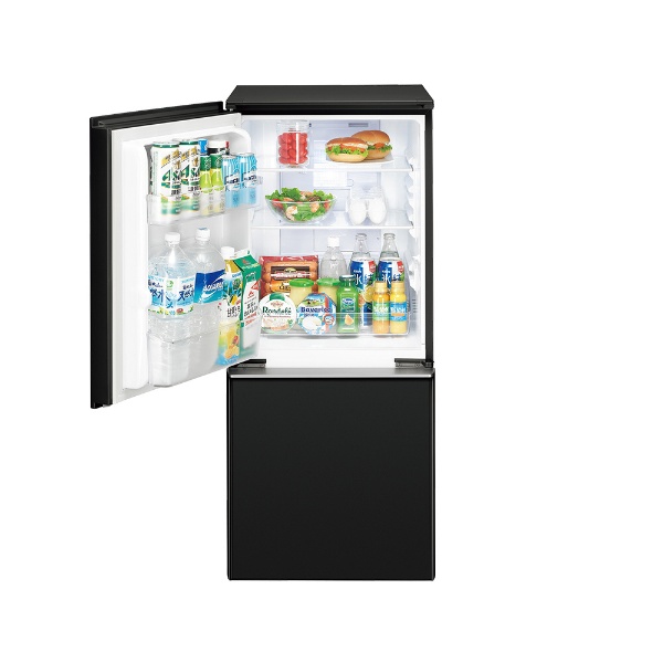 SJ-GD14F-B 冷蔵庫 プラズマクラスターボトムフリーザー冷蔵庫 ピュアブラック [2ドア /右開き/左開き付け替えタイプ /137L]  【お届け地域限定商品】